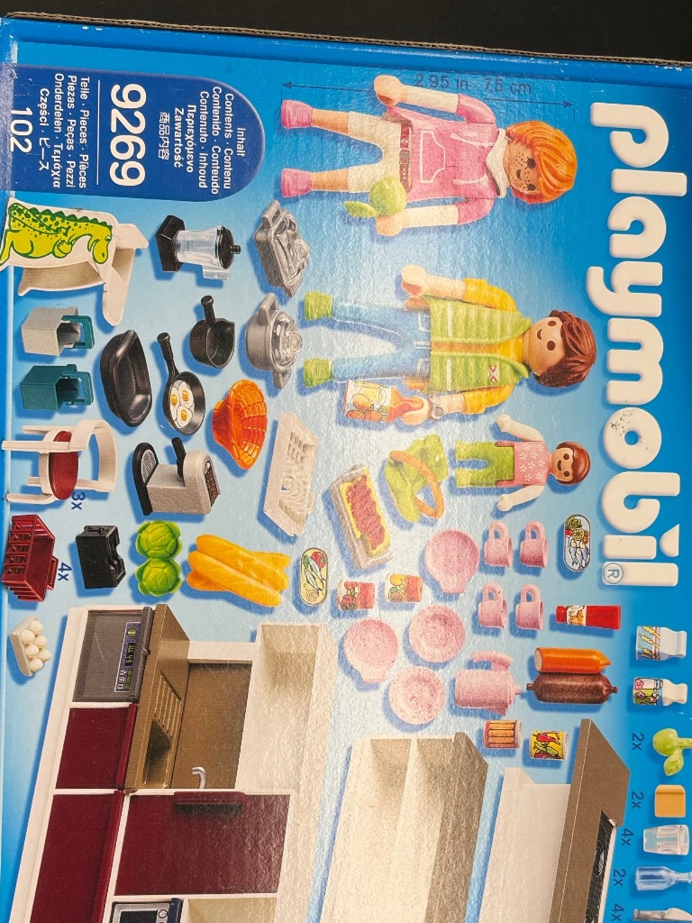 NEW Sealed PLAYMOBIL 9269 City Life Large Family Kitchen Retired Set